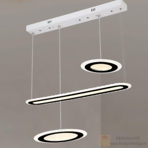 Đèn treo trần trang trí Slister Ø300+600+400mm - LED 101W - 3 CĐ