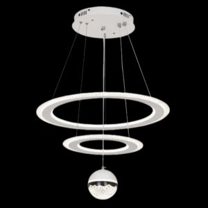 Đèn treo trần trang trí Slister Ø500+300mm - LED 96W