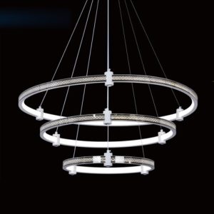 Đèn treo trang trí Slister Ø400+600+800mm - LED 221W - 3 CĐ