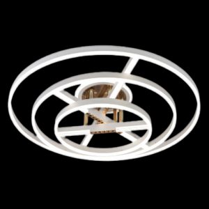 Đèn gắn trần trang trí Slister Ø400+600+800mm - LED 162W - 3 chế độ