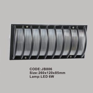 Đèn tường ngoài trời Slister 260*120*85mm LED 6W