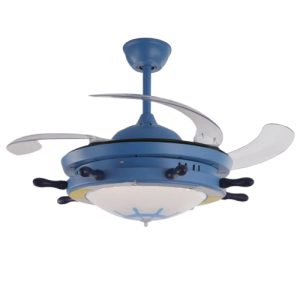 Quạt trần đèn cánh xếp trang trí Slister Ø1070mm - LED