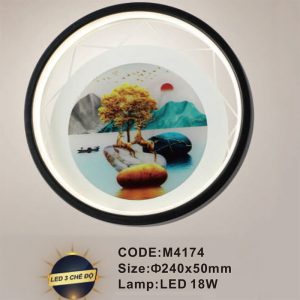 Đèn tường trong nhà Slister Ø240*50mm LED 18W