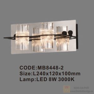 Đèn tường trong nhà Slister L240*120*100mm - LED 8W 3000K