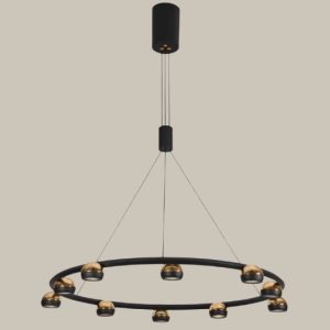 Đèn chùm trang trí Slister Ø810mm - COB 10*5W 3000K