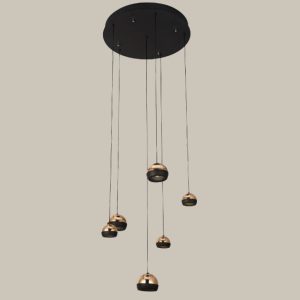 Đèn treo trang trí Slister Ø480*H1500mm - COB 6*5W 3000K