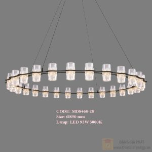 Đèn treo trang trí Slister Ø850mm - LED 92W 3000K