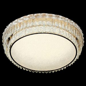 Đèn mâm pha lê Slister Ø800*H200mm - LED 160W - 3 CĐ