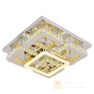 Đèn mâm pha lê Slister 600*600 - LED 3 CĐ