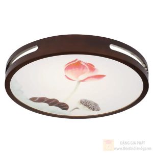 Đèn mâm gỗ trang trí Slister Ø500mm - LED