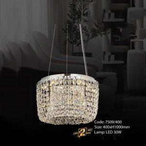 Đèn chùm pha lê Slister Ø400*H1000mm Led 30W