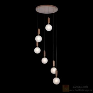 Đèn treo trang trí Slister Ø500*H2000mm - G9*6