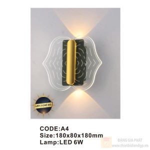 Đèn tường trong nhà Slister 180*80*180mm - LED 6W