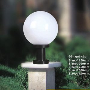 Đèn trụ cổng quả cầu Slister