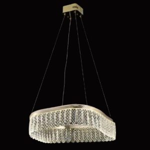 Đèn treo pha lê Slister 500*500mm - LED 56W*2 - 3 CĐ