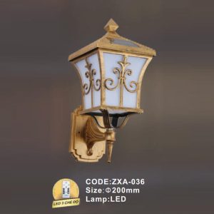 Đèn tường ngoài trời Slister ZXA-036 - LED 3 CĐ
